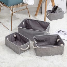 Baskets Foldable Linen Clothes Basket Household Supplies Organiser Clothes and Sundries Storage Box Cabinet Storage Bag Laundry Basket