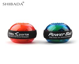 SHIBADA Luminous Super Gyro Arm Wrist Ball Gyroscope Roller Force Ball Gyro Power Wrist Strength Training Device1898182