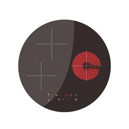 Round Shape Customized Silk-screen Print 3 Elements Combined Cooktop C2H-78A