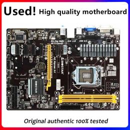 Motherboards Used 6PCI-E Professional Mining BTC PRO For Biostar TB85 Desktop Motherboard B85 LGA 1150 DDR3 16G SATA3 USB3.0