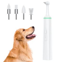 Heads Pet Ultrasonic Toothbrush Dental Calculus Tooth Cleaner Home Clinic Use Electric Tooth Brush for Dogs