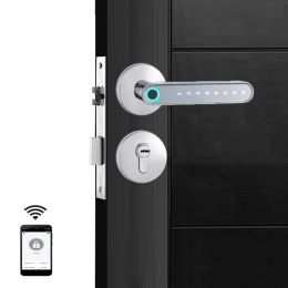 Control Smart Remote Control Fingerprint Password Biometrics Split Lock With Mechanical Key 7255 5845 8545 8550 8560 8570 Lock Mortise