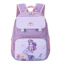 Bags Cartoon Girls School Bags For Primary School Grade 1 Students Backpacks Kids Mermaid Knapsack Children Girl Packsack Mochila