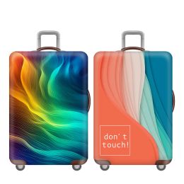 Accessories Rainbow Pattern Luggage Cover Luggage Protective Covers for 1832 Inch Trolley Case Suitcase Case Dust Cover Travel Accessories