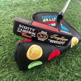 Golf Club Special Newport 2 Balck Human Skeleton Golf Putter especial Newport2 Lucky Fours Fleed Clover Men's Golf Clubs com logotipo 332