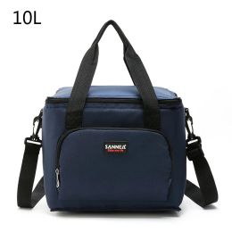 Bags 10L Cooler Bag Thermal Insulated Refrigerator Tote Lunch Box Zipper Accessories Case Picnic Bag Fresh Keeping Organiser