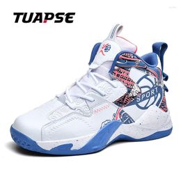 Basketball Shoes TUAPSE Men Cushioning Unisex Anti-Friction Sport Light Sneakers Women High Top Gym Boots