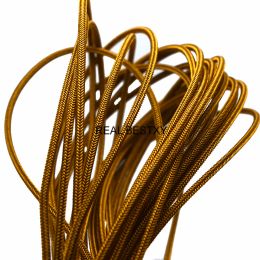 Strands 3m/lot approx 3mm gold Colour stainless steel braid wire cords for necklace bracelets Jewellery making steel wire strands wholesale