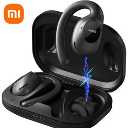 Headphones XIAOMI Bluetooth Earphones Mijia Buds AQ01 Open Ear Bone Conduction Headphones Touch Control Wireless Headset With Microphone