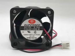 Free shipping original 4020 CHA4012DB-M DC12V 0.18A 40 * 20mm axial flow cooling fan