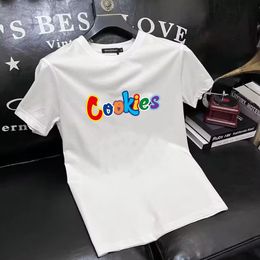 Cookies 100% Cotton T Shirt For Men Harajuku Summer Fashion Top Print sports And Women Casual 240410