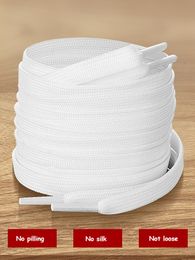 White Black Flat Shoelaces for Sneakers laces Shoe Strings Classic 7090100120140160CM Highquality Shoelace 240419