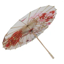 Umbrellas Oil Paper Umbrella Decorative Chinese Smoothly Opening And Closing Wooden Handle For Stage Pography