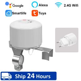 Control Tuya Smart Wifi Water Gas Vae On/off Auto Control Timer Dn15 Dn20 Pipe Vae Support Alexa Remote Controller Gas Sensor