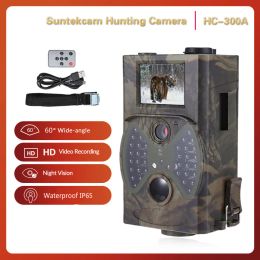 Cameras Suntekcam Wireless Hunting Trail Camera 16MP 1080P Photo Trap Wildlife Cameras HC300A Night Vision Infrared Surveillance
