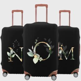 Accessories Gold Letter Luggage Cover Thickened Protective Cover Elastic Luggage Cover Scratch Resistant Suitable for 1832 Inch Travel Set