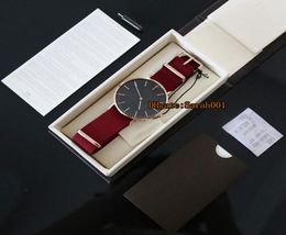 Version 36mm 40mm Blue Red Nato Nylon Men Watch Ladies Watches Women Wristwatches montre de luxe Watch Box is Optional9416554