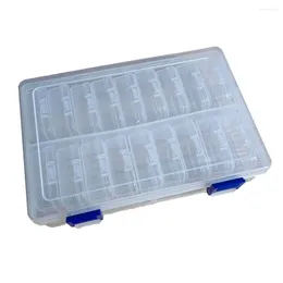 Storage Boxes Transparent Rectangular Plastic Cover Box Beads Jewellery Nail Enhancement Classification And Organisation