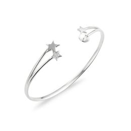 Jewellery Settings Star Bracelet Pearl Semi Mount 925 Sterling Sier Blank Open Bangle 3 Pieces Drop Delivery Dhokw Otcg1