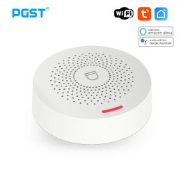 Control PGST PW150 Wifi Alarm System Wireless Security Burglar With Motion Detector Door Sensor Tuya App Control Smart Home Kits