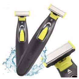 Replaseable Electric Razor USB Rechargeable Mens Shaving Portable Trimmer Shaver Waterproof Washable Beard 240420