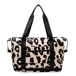 Bags Cow Pattern Travel Bag Large Capacity Women's Bag Dry Wet Separation Leisure Fitness Luggage Bag Handbag Lightweight Storage Bag