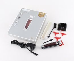 5 star detailer Professional Hair Clipper All Metal Men Electric Cordless Baldheaded T Blade Finish Haircut Machine4145030