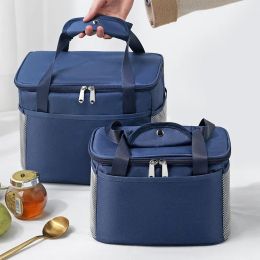 Bags New Insulated Cooler Bag Portable Thermal Picnic Lunch Storage Box Camping Food Container Ice Pack Insulated Thermo Refrigerator