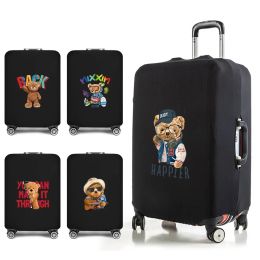 Accessories Protective Travelling Luggage Cover Thicker Travel Accessory Luggage Case AntiDust Covers for 1832 Inch Bear Print Suitcase