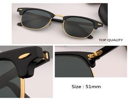 new arrival top quality Sunglasses for men Classic club Fashion design master sun glasses acetate plank sunglass 51mm uv400 gradie8218226