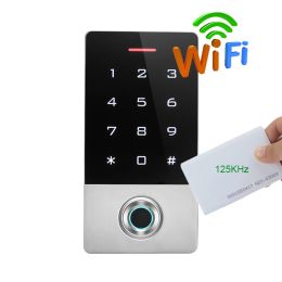 Control Biometrische Vingerafdruk Rfid Card Access Control System IP68 Waterdichte Wifi App Standalone Smart Deur Toegangscontrole Beveili