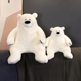 Cute Big White Bear Doll Polar Bear Plush Toy Sitting Position Children's Plush Toy Doll 50cm