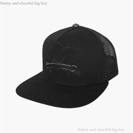 Chrome Baseball Cap Cross Flower Designer Caps Baseball Hearts Mens Women Hats High Quality Chrome Hat 99