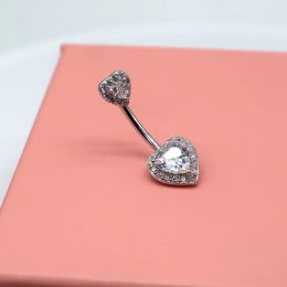 Jewellery MIQIAO Silver 925 Love Piercing HeartShaped Women Jewellery Belly Button Rings Accessories Body Piercing Trending Certified