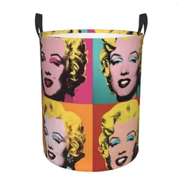 Laundry Bags Art Golden Warhol Hamper Large Storage Basket Kids Nursery Toy Organiser