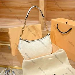 2024 Light Luxury Bag Leather under Shoulder Chain Bag Tote Bag Vintage Printed Large Capacity Mahjong Bag Skew Womens Bag Mm 10a