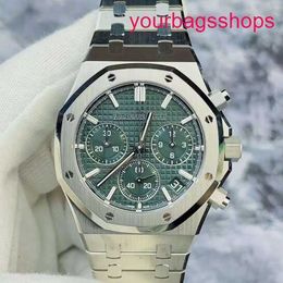 AP Titanium Wrist Watch Men's Watch Royal Oak Series 41MM Diameter Chronograph Date Display Chronograph Automatic Machinery Men's Luxury Watch 26240ST.OO.1320ST.08