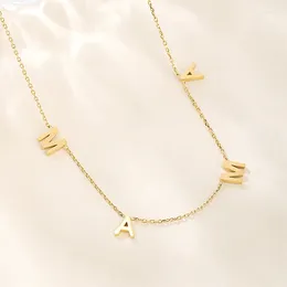 Chains 1PC Mother's Day Gift Letter MAMA Necklace For Mom Stainless Steel Gold Colour Jewellery Women Anniversary