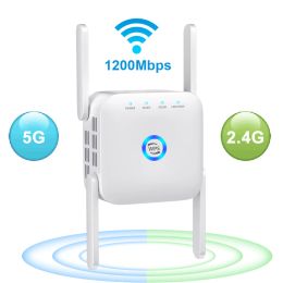 Routers Wifi Repeater 5g Wifi Signal Amplifier 5ghz Wifi Extender Long Range Wi Fi Booster Router Wifi 1200mbps 5g 2.4g Repiter