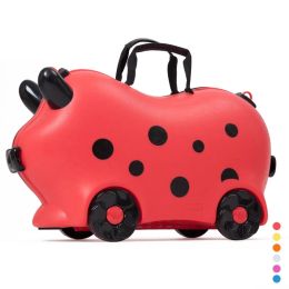 Suitcases Suitcase for Kids Luggage Universal Wheel Child Riding Storage Box 17 inch checkin Mini Trank/Cabin Travel suitcase