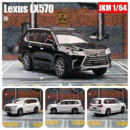 Car 1:64 Lexus LX570 Miniature Model JKM 1/64 Premium SUV Toy Car Vehicle Free Wheels Diecast Zinc Alloy Metal Collection Gift