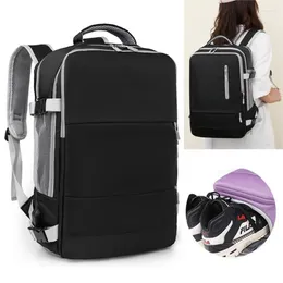 Backpack Travel Woman Casual Large Capacity Multifunction Bags Luggage Waterproof Laptop Lightweight Backpacks With Shoes Pocket