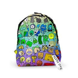 Backpacks Jacknjellify Battle for Dream Island Merch Backpack Unique Schoolbag Travel Bag Harajuku Daypacks Rucksack Zipper Bags
