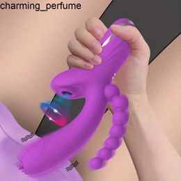 ZWFUN Clit Nipple Sucker G Spot Tongue Licking Vagina Dildo Vibrator Sex Toys Anal Butt Plug Rod Waterproof climax Adult Toy