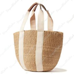 Straw Bag Raffias Beach large tote Luxurys Designer bag Woody weave Shopper Shoulder pochette Crochet bags Womens mens Summer handbag crossbody hobo clutch bag vr22