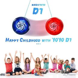 Yoyo Responsive Yoyo GHZProfessional Looping Yoyos for Kids Beginner with Yoyo Strings+Finger Cot+Yoyo BagBlue
