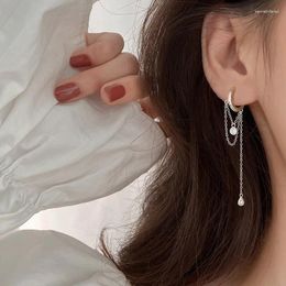 Dangle Earrings High Quality For Women Temperament Trendy Jewellery Droplet Geometry Not Easy To Be Allergic Friendship Gift