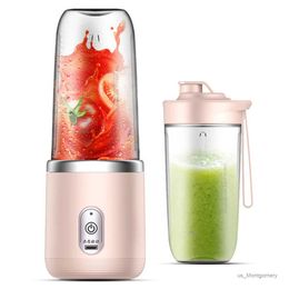 Juicers Automatic Juicer Cup Office Personal Portable Safety Design Travel USB Rechargeable Waterproof 6 Blades Blenders