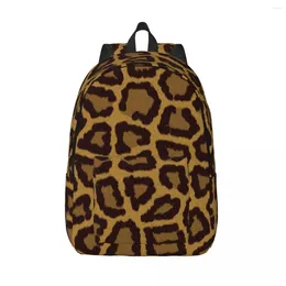 Backpack Leopard Print Unisex Travel Bag Schoolbag Bookbag Mochila