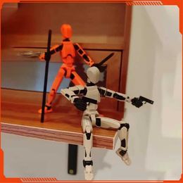 Action Toy Figures Multi-Jointed Movable Shapeshift Robot 2.0 3D Printed Mannequin Dummy Action Figure Model Doll Collection Toy Kid Christmas Gift T240422